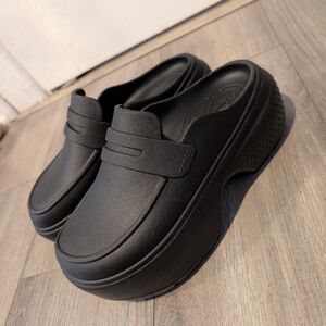 Crocs Stomp Loafers Black